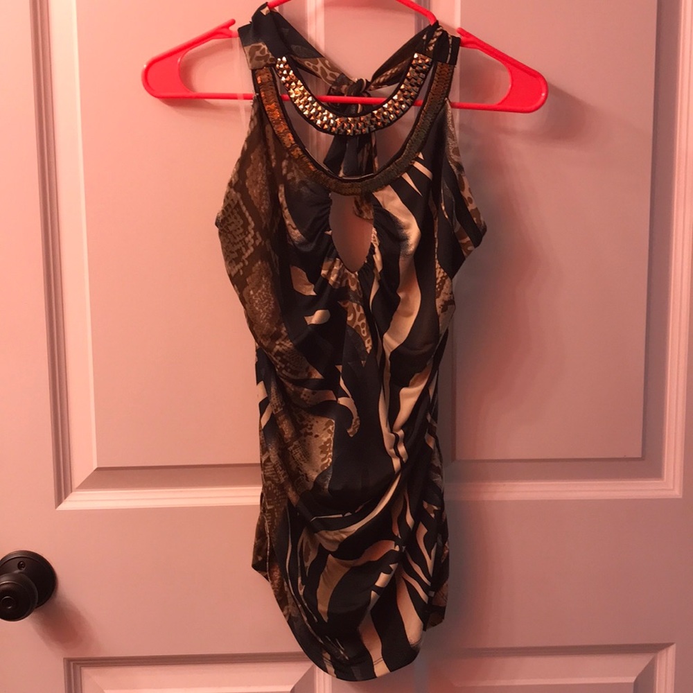 Bling chain top